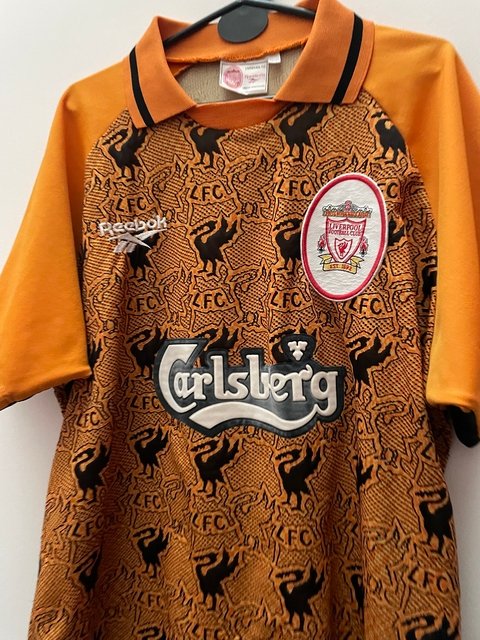 Liverpool 1996/97 Arquero Talle L amplio (61 x 73 cm) T38/40 -Leer descripcion-