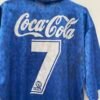 Cruzeiro 1993 Tit #7 de juego Talle L/XL (58 x 78 cm) etiq E