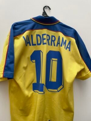 Colombia 1998 #10 Valderrama - Dorsal - Nameset