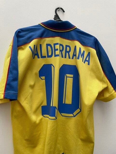 Colombia 1998 #10 Valderrama - Dorsal - Nameset